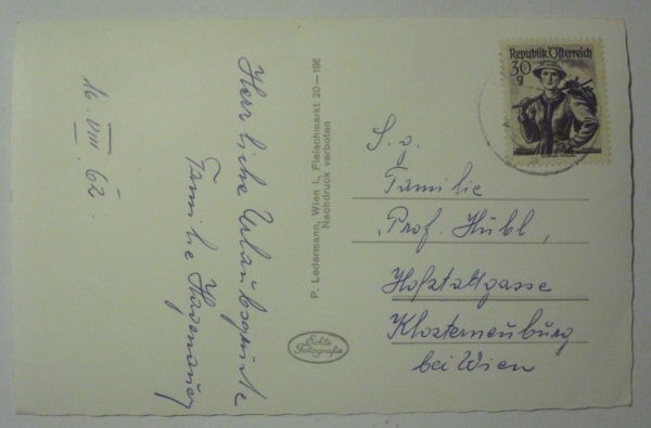 Ansichtskarte Höhenkurort Semmering (1962)